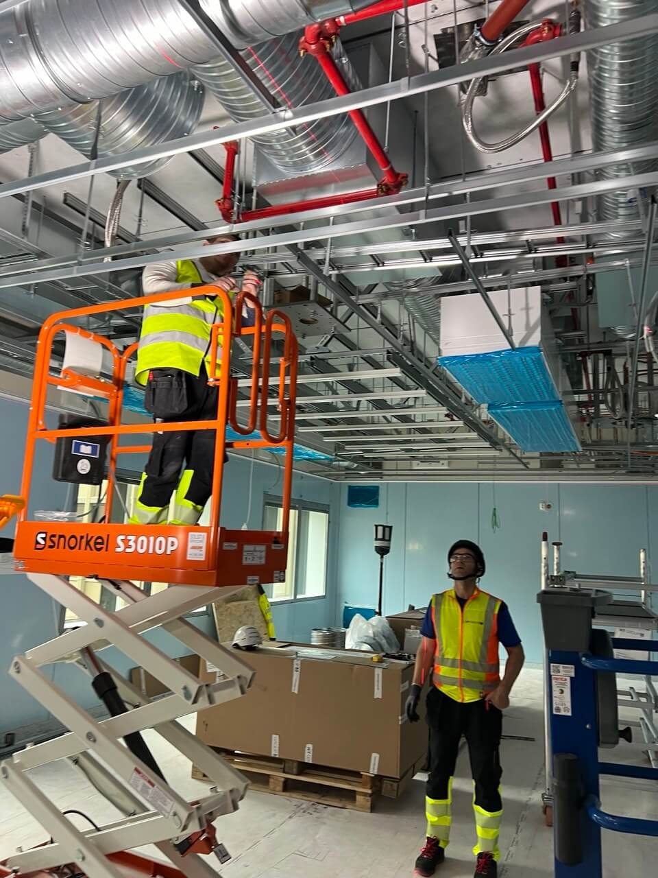 Work at the hospital